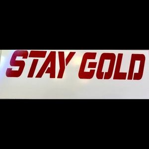 Stay Gold Sticker